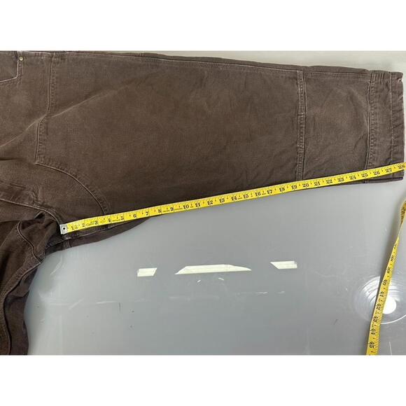 Carhartt Brown Denim Overalls 52/30 - Picture 13 of 14